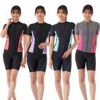 フィラ FILA  314-602-0  大きいサイズ15号/17号/19号  フィットネス水着  レディース水着 ジップアップ半袖  314602-0