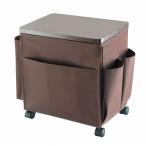  дерево стол Wagon / боковой стол Wagon ( Brown ) ширина 35cm из дерева настольный с роликами .