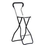  складной стул (4 ножек комплект белый × черный ) ширина 35cm сделано в Японии steel труба 