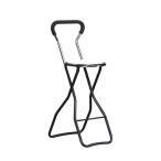  складной стул ширина 35cm белый × черный сделано в Японии steel труба перевозка удобный 1 ножек распродажа конечный продукт living оставаясь дома Work 