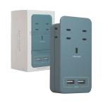  Fargo SATI COLOR разветвитель AC4 выход +USB2 порт голубой CT221BL 1 шт 
