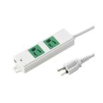 Sanwa Supply 3P,3m,2 выход ответвление зеленый цвет ( резервная копия для ) TAP-K2-3G
