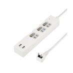 YAZAWA индивидуальный переключатель есть 3AC2USB3.4A 2m белый Y02KS532WH2U