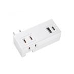  Sanwa Supply мобильный ответвление (ACx2 выход +USB-Ax1+Type-Cx1) TAP-MUC1AC2W