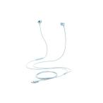  Elecom высокая прочность цифровой тип USB Type-C(TM) наушники внутренний year type голубой EHP-DF13IMBU
