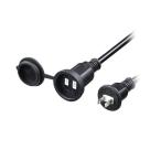  Sanwa Supply защита от дождя type источник питания удлинитель 2P 10m черный TAP-EX25B-10