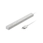  Sanwa Supply тонкий . защита ответвление 2m белый TAP-SPSLIM8N-2