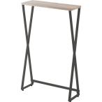  пристенный столик примерно ширина 51× глубина 19× высота 81cm темно-серый под дерево steel ножек регулировщик есть living вход интерьер мебель 