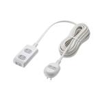  Sanwa Supply плюс 1 выход удобный ответвление 2P*3 выход +1 выход *7m белый TAP-B9-7K