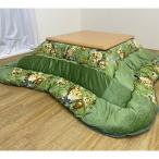  котацу futon толщина . шифон GN зеленый примерно 205×205cm