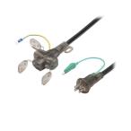  Sanwa Supply пыленепроницаемый удлинитель 3 выход 3m TAP-EX36B-3