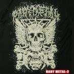 BABY METAL-2[ベビーメタル]  Crossbone Eye Skeleton ROCK TEE ロックＴシャツ/バンドTシャツ 英国/米国のオフィシャルライセンス
