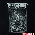 ROCK TEE TESTAMENT-3[テスタメント]  PITCHFORK HORN  ロックＴシャツ バンドTシャツ 英国/米国のオフィシャルライセンス