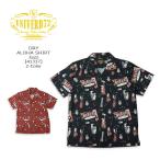 UNIVERD72( Uni bird 72) DRY ALOHA SHIRTS JAZZ[41337] короткий рукав полиэстер гавайская рубашка retro рубашка American Casual мужской HOUSTON бренд Jazz рисунок [\7,590]