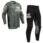 M/30インチ MXウエア 上下セット THOR LAUNCH BLEACH ブラック/カモ ジャージ&パンツ モトクロス 正規輸入品 WESTWOODMX 26