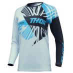 女性用 XLサイズ MXジャージ THOR 24  SECTOR SPLIT  スターライト/ブラック モトクロス 正規輸入品 WESTWOODMX