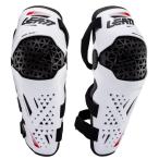 S/Mサイズ ニーシンガード LEATT 24 DUAL AXIS（デュアルアクシス）Pro ホワイト  (左右セット) モトクロス　正規輸入品　WESTWOODMX