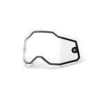 ゴーグル用交換レンズ 100%　Wレンズ　クリア　RACECRAFT2 /ACCURI2 /STRATA2 対応　アンチフォグ　正規輸入品　WESTWOODMX