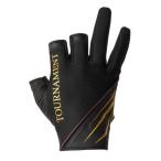 ダイワ　 トーナメント 防寒グローブ 3本カット DG-1024TW　ブラック  サイズL