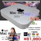 Apple Mac mini MMFK3J/A A2686 M2 2023 маленький размер стол можно выбрать OS [Apple M2 8 core память 8GB SSD512GB беспроводной BT серебряный ]: хорошая вещь 