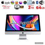 Apple iMac 27inch MRR12J/A A2115 5K 2019 в одном корпусе можно выбрать OS Radeon Pro Vega48 [Core i5 9600K 64GB FusionDrive2TB беспроводной BT камера 27 дюймовый ]: outlet 