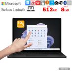 【中古パソコン】Microsoft Surface Laptop5 ノート Office Win11 タッチパネル 高解像度 [Core i7 1255U 8GB SSD512GB カメラ 15型 マットブラック］:良品