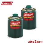 Coleman コールマン 2本セット ガスカートリッジ 純正LPガス燃料 Tタイプ 470g 5103A470T 4992826304706