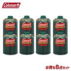 ショッピングcoleman Coleman コールマン 8本セット ガスカートリッジ 純正LPガス燃料 470g 5103A470T 4992826304706