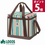 ロゴス logos クーラーボックス 大容量 クーラーバッグ おしゃれ スポーツ ソフト アウトドア キャンプ 軽量 25L デザインクーラー25(ブルーストライプ)