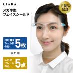 正規品 フェイスシールド 付替え 交換用 シールドのみ 眼鏡フレームのみ 5点 眼鏡型 透明 マスク 医療 フェイスガード 大人 nk 春 夏