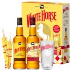 ショッピング箸 ホワイトホース 2026 ウマ年限定BOX 12年 ファインオールド 2本入り グラス 箸付き 40度 700ml ウイスキー スコッチ 日本限定 長S