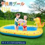 プール 家庭用 ビニールプール 大型プール 子ども 噴水 恐竜 キッズプール ファミリープール 家庭用プール 水遊び 夏休み 折りたたみ
