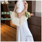 草編みバッグ サマーバッグ かばん レディース ストローバッグ かごバッグ ショルダーバッグ トートバッグ エコバッグ レディース 手提げ 大容量 北欧 夏