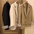 スーツジャケット レディース 秋新作 長袖 ブレザー 黒スーツ 40代 カジュアル テーラードジャケット ゆったり 着痩せ 通勤 オシャレ 上品 30代 50代