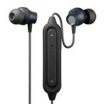イヤホン ワイヤレス Bluetooth 5.0 ワイヤレスイヤホン ステレオ タフケーブル カナルタイプ ブラック ブルートゥース iPhone
