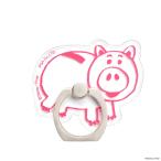 スマホリング リング ハム トイ・ストーリー ディズニー ピクサー クリア リングホルダー スタンド 落下防止 スマホアクセサリー キャラクター グッズ 送料無料