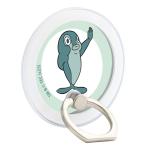 スマホリング かわいい キャラクター さかな 魚 トムとジェリー マグネット 取り外し簡単 マグネットステッカー おしゃれ トムジェリ 強力 磁石 シール プレート