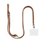 ショッピングスマホケース ショルダー タイプ スマホショルダー スマホ ショルダー ストラップ ベルト 斜めがけ スマホケース ショルダータイプ ショルダーストラップ 140CM 落下防止 かわいい ブラウン 茶