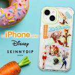 iPhone13 ケース ディズニー ズートピア ニック ジュディ かわいい SKINNYDIP クリア ラメ キラキラ 耐衝撃ケース iPhone 13 アイフォン13 キャラクター