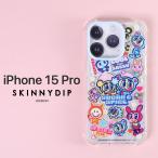 iPhone 15 Pro ケース エンジェルブルー キャラクター iPhone15Pro アイフォン15プロ かわいい レトロ スキニーディップ SKINNYDIP 正規品 カバー スマホケース