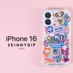 iPhone 16 ケース エンジェルブルー キャラクター iPhone16 アイフォン16 かわいい おしゃれ レトロ スキニーディップ SKINNYDIP 正規品 カバー スマホケース