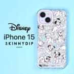 ショッピングダルメシアン iPhone 15 ケース 101匹わんちゃん クリア iPhone15 アイフォン15 ディズニー かわいい おしゃれ ダルメシアン スキニーディップ SKINNYDIP 正規品 スマホカバー
