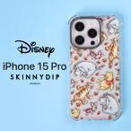 iPhone 15 Pro ケース プーさん クリアケース iPhone15Pro アイフォン15プロ ディズニー かわいい ピグレット スキニーディップ SKINNYDIP 正規品 スマホカバー