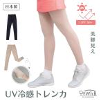 ショッピングトレンカ WhB UV冷感トレンカ 接触冷感 トレンカ レディース 夏用 UPF50+ 日焼け防止 紫外線対策 レギンス スポーツストッキング 脚 日焼け対策 ゴルフ テニス ウエア