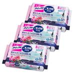 ショッピングトイレクイックル 【まとめ買い】トイレクイックルニオイ予防プラスローズ替え16枚×3個