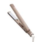 SALONIA サロニア ストレートアイロン ヘアアイロン 24mm 耐熱ポーチ付 海外対応 SL-004SBE ベージュ