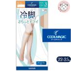 グンゼ クールマジック 冷脚 ショートストッキング 3足組 ひざ下丈 つま先ヌード 伝線しにくい 22-25cm | 春夏 レディース ナイロン パンスト CGS834