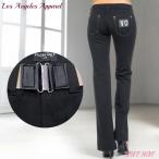  женский низ брюки стрейч стразы тугой ботинки cut ремень есть утечка тонн XS.S.M.L черный fromUSA Los Angeles одежда VO211216LA015