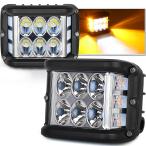 POVTOR Side Shooter LED Pod Lights, 4 inch Off Road LED Light Po 並行輸入品