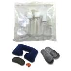 リッターバッグ 機内持ち込みセット 空気枕 耳栓 アイマスク パイル地スリッパ A まとめて 便利 海外 旅行 トラベル ワンストップ セット